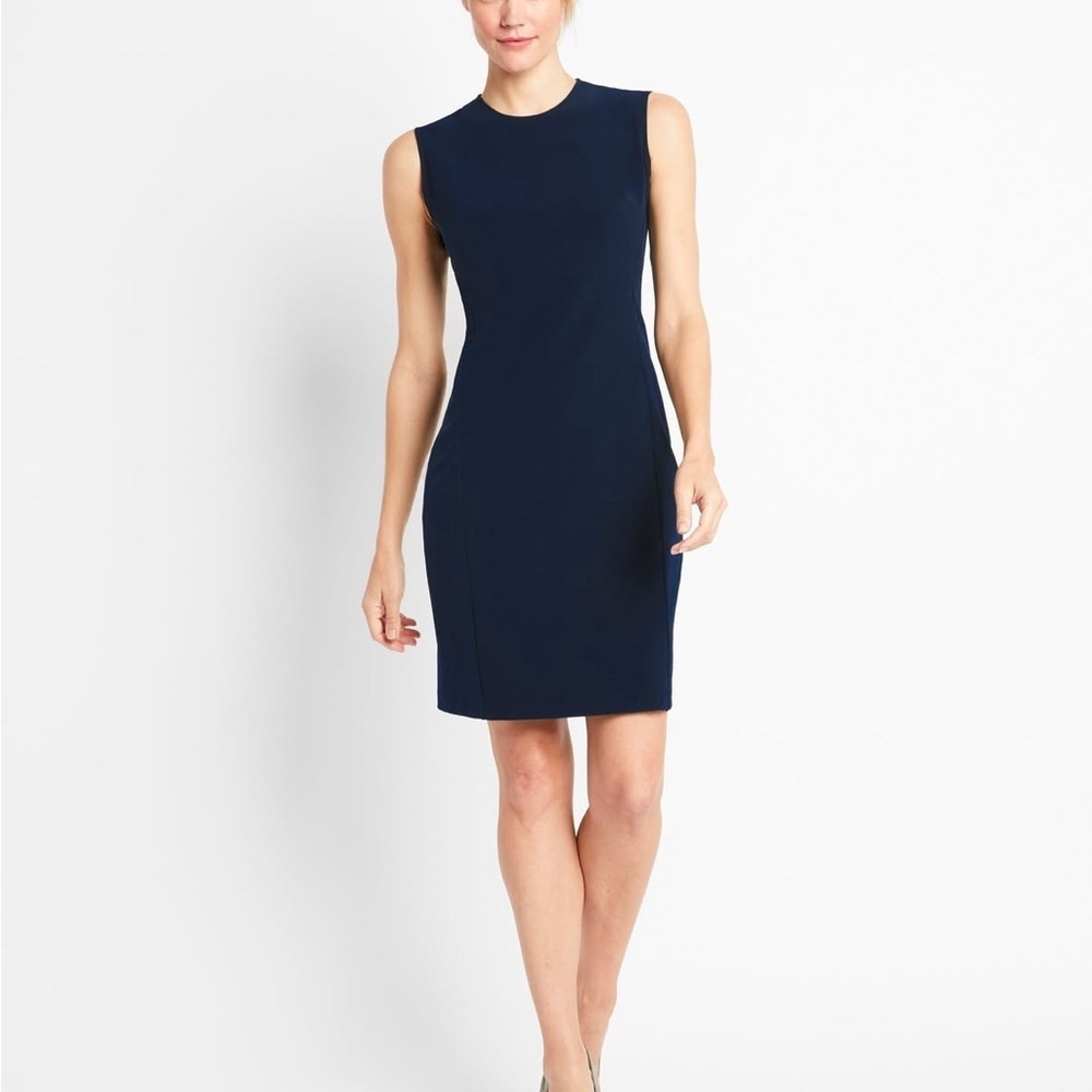 Of Mercer Blue Sleeveless Sheath Mini Dress - NWT - size 12